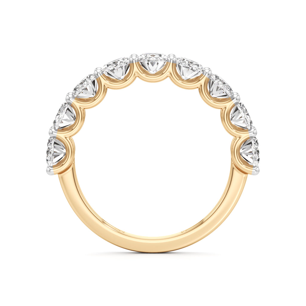 Roselle Nine Oval Diamond Band