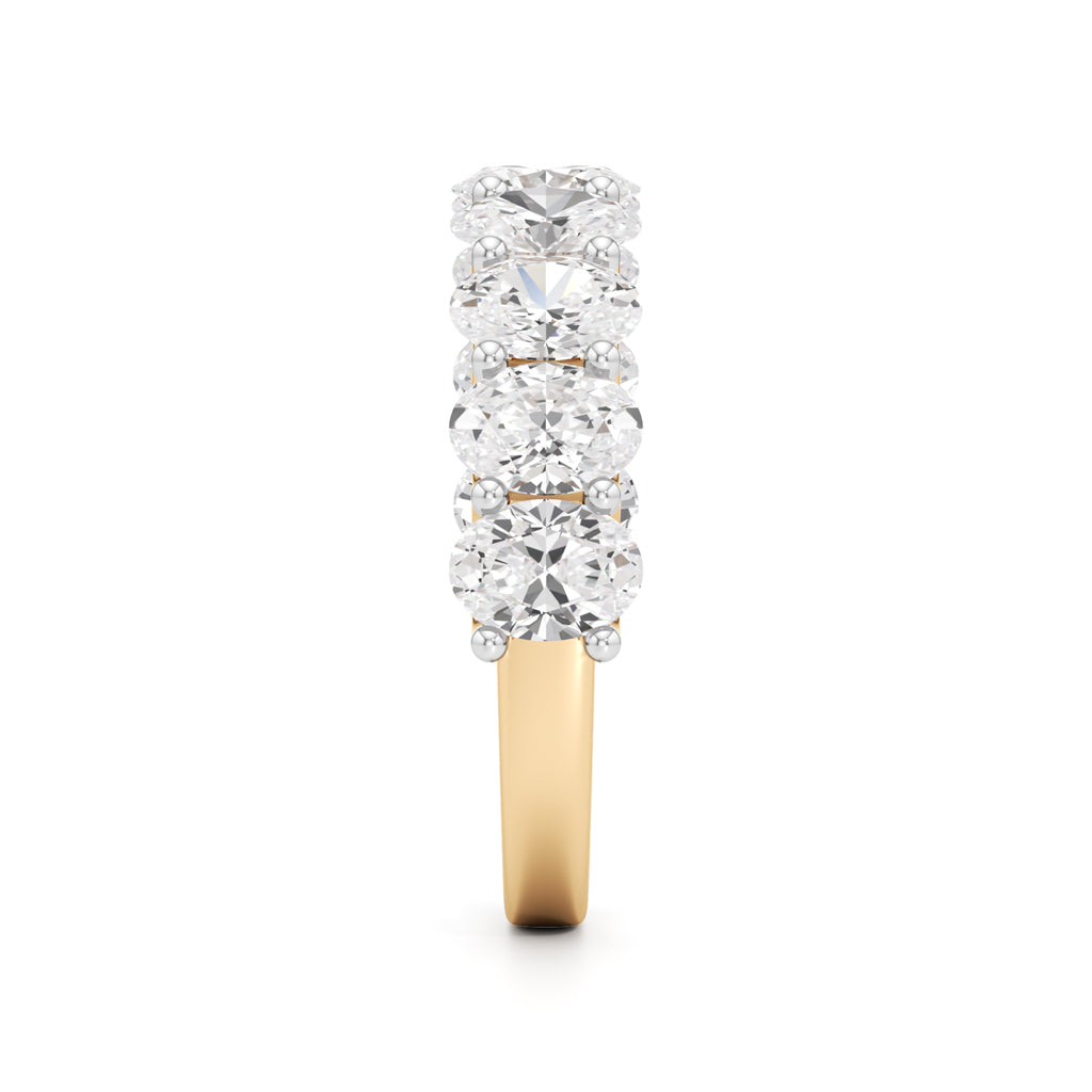 Roselle Nine Oval Diamond Band