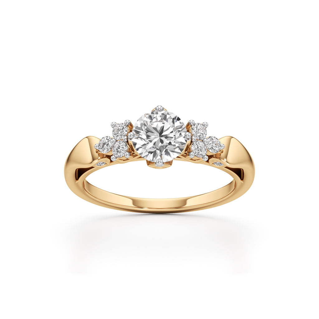Aurelia Blossom Diamond Ring