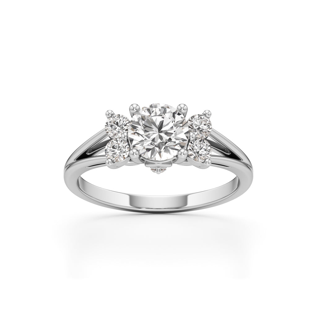 Aurora Halo Blossom Ring