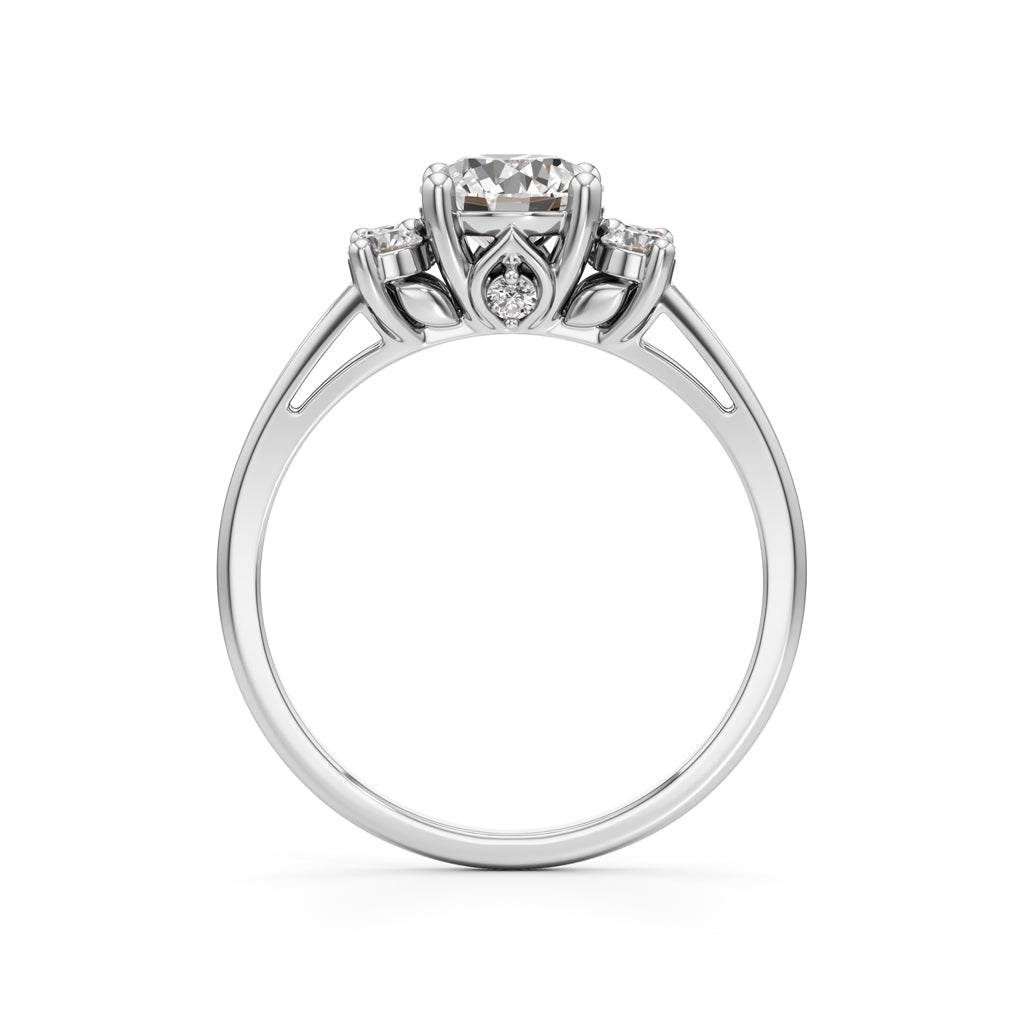 Aurora Halo Blossom Ring
