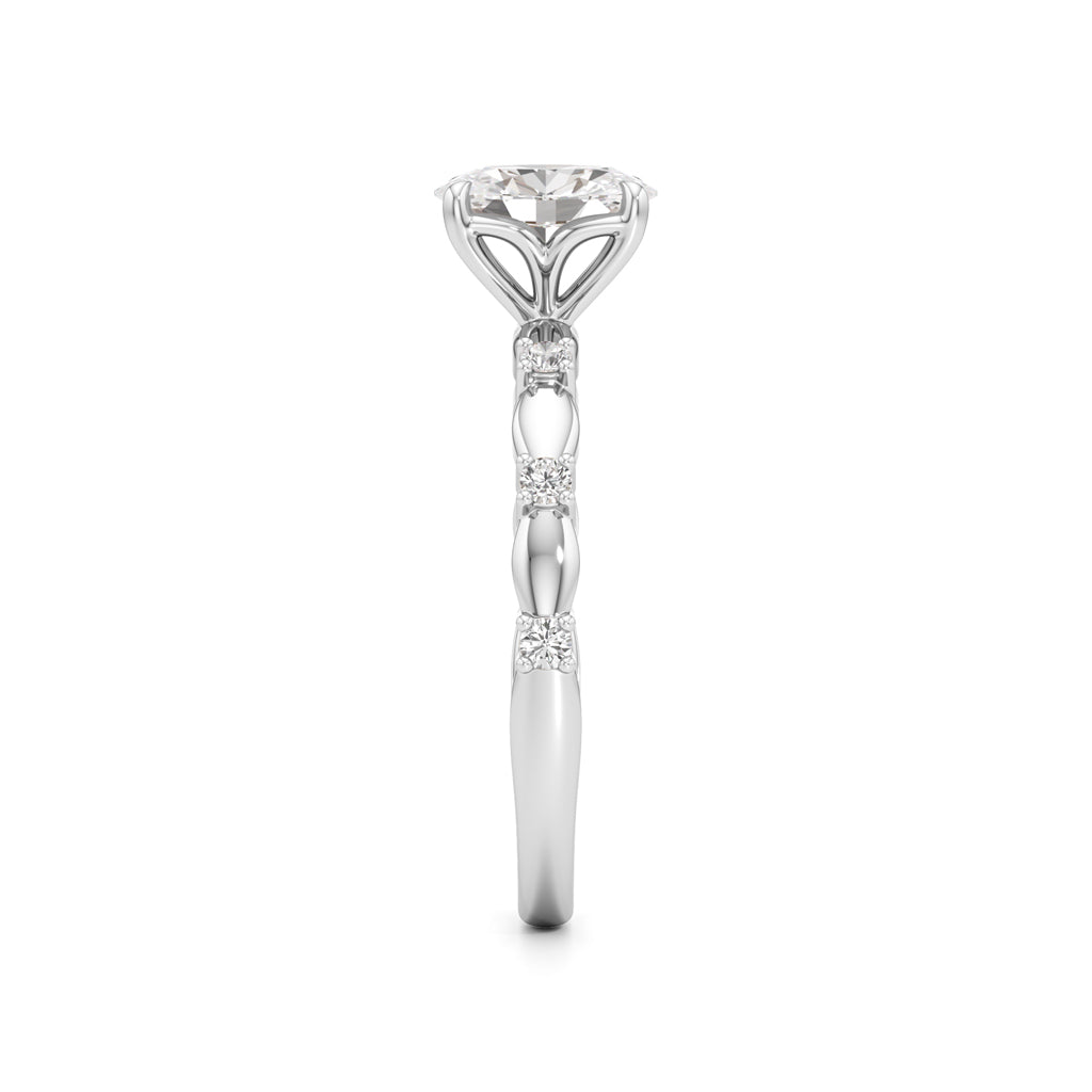 075Ct Oval Shape Everyday Wear Fashion