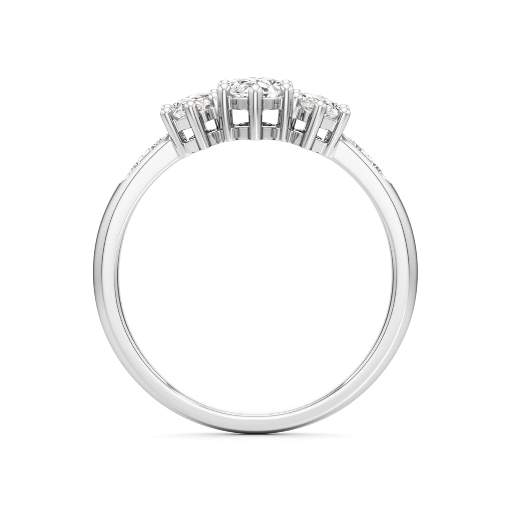 Eternal Embrace ThreeStone Ring