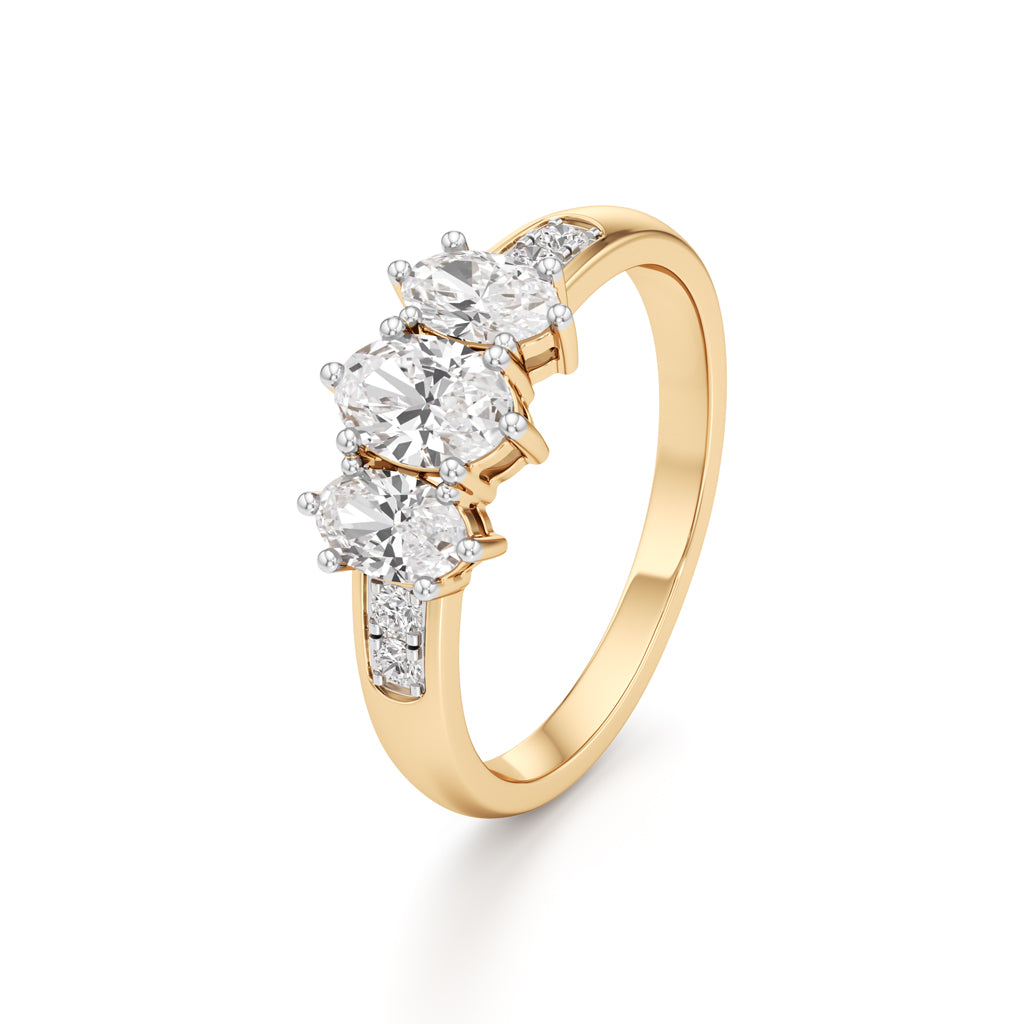Eternal Embrace ThreeStone Ring