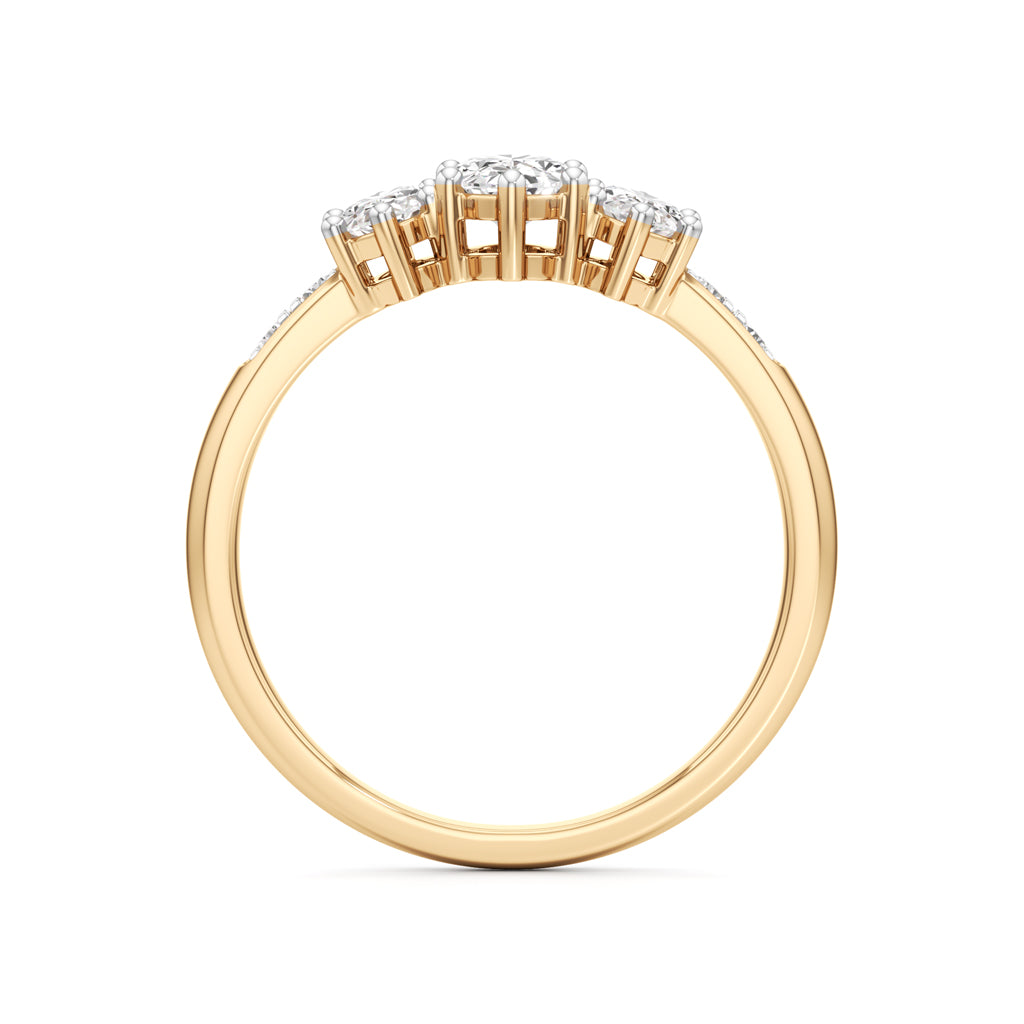 Eternal Embrace ThreeStone Ring