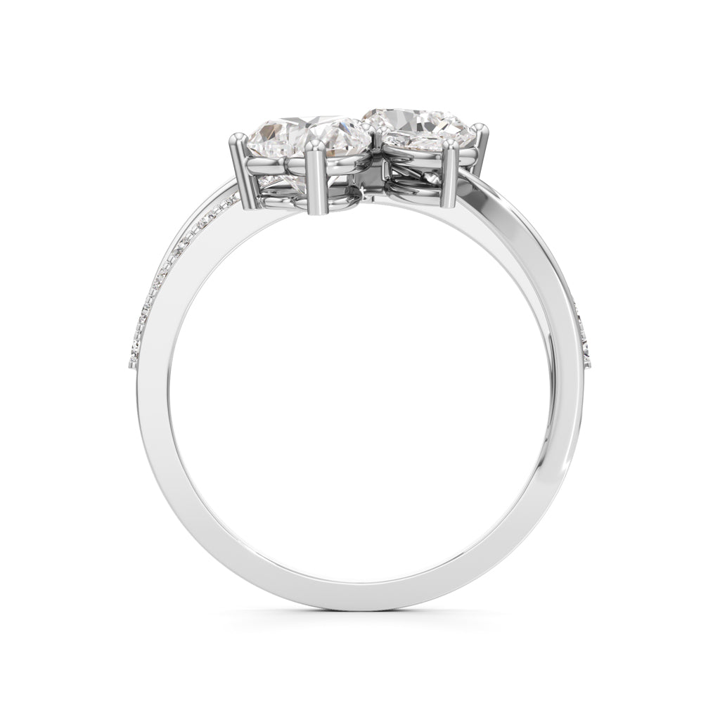 Liora Twist Floral Diamond Ring