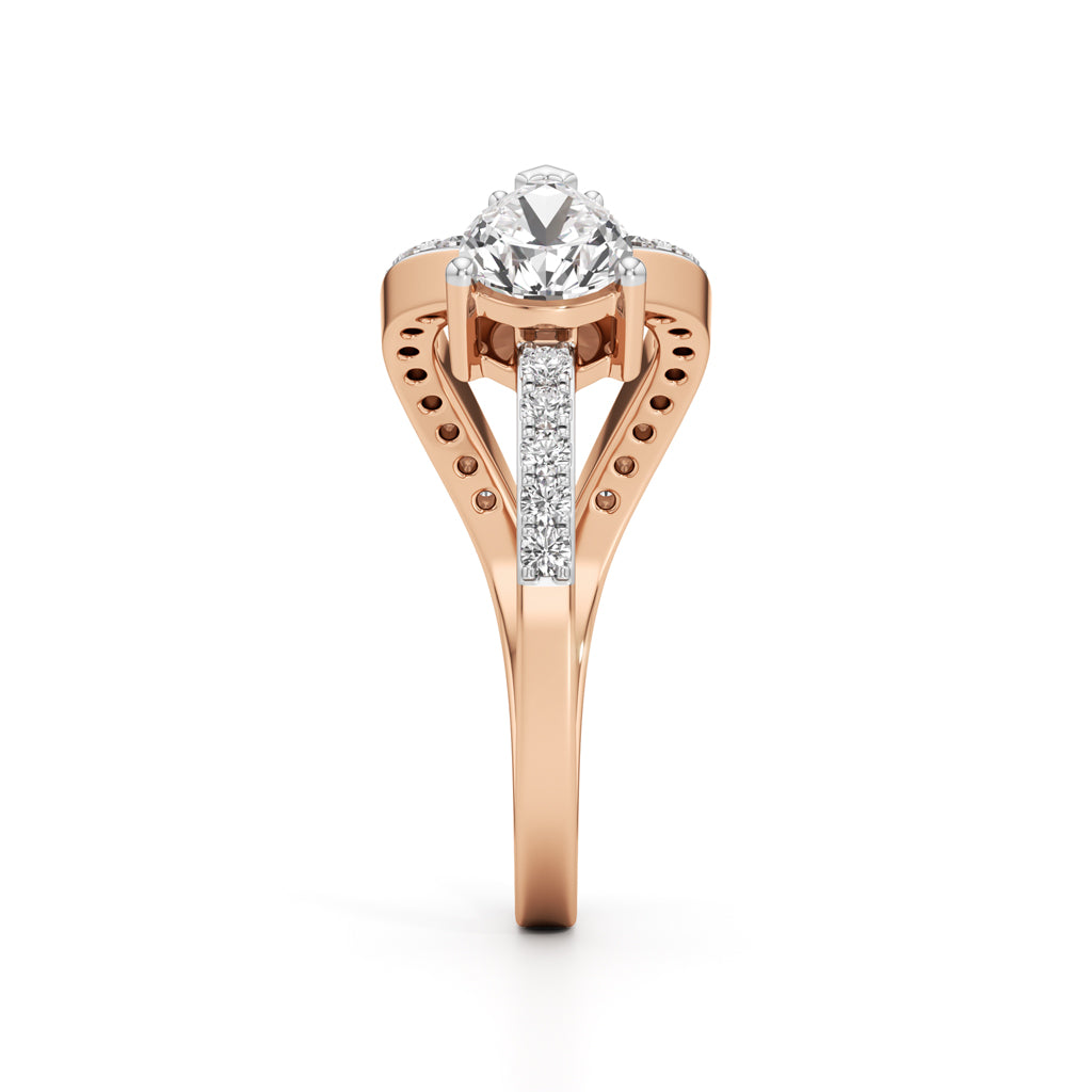 Bow Tie Brilliance Diamond Ring