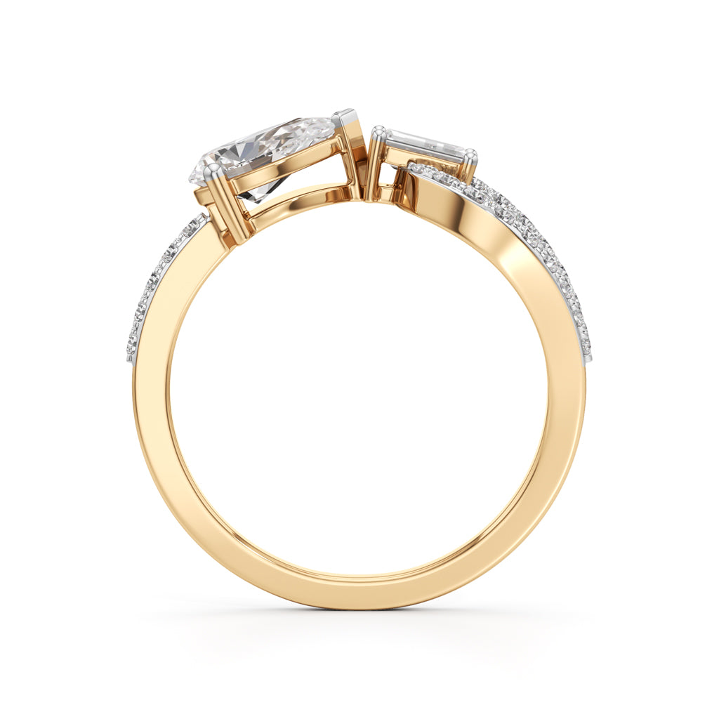 Bow Tie Brilliance Diamond Ring