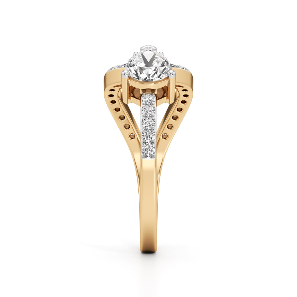 Bow Tie Brilliance Diamond Ring