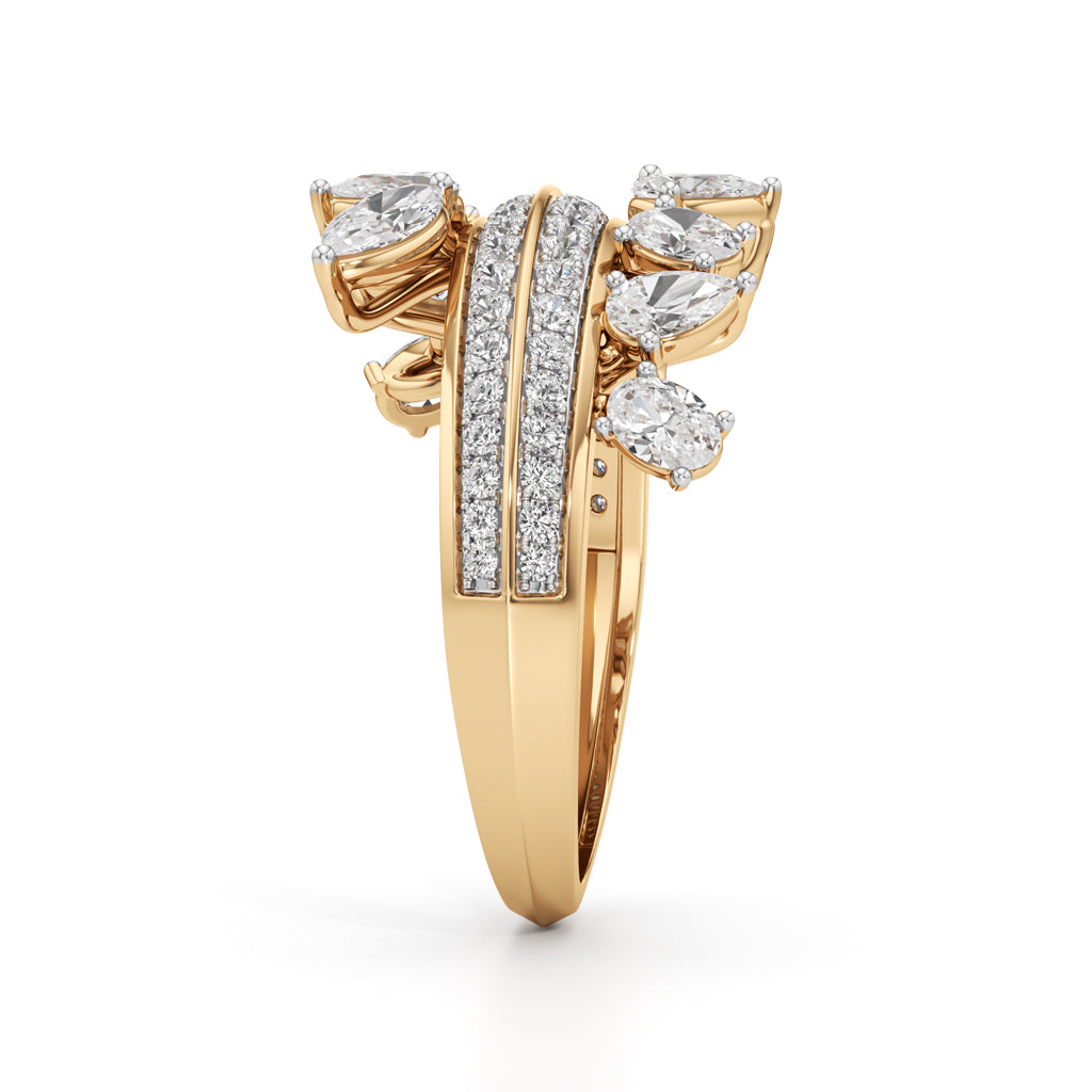 Celestia Crown Diamond Ring