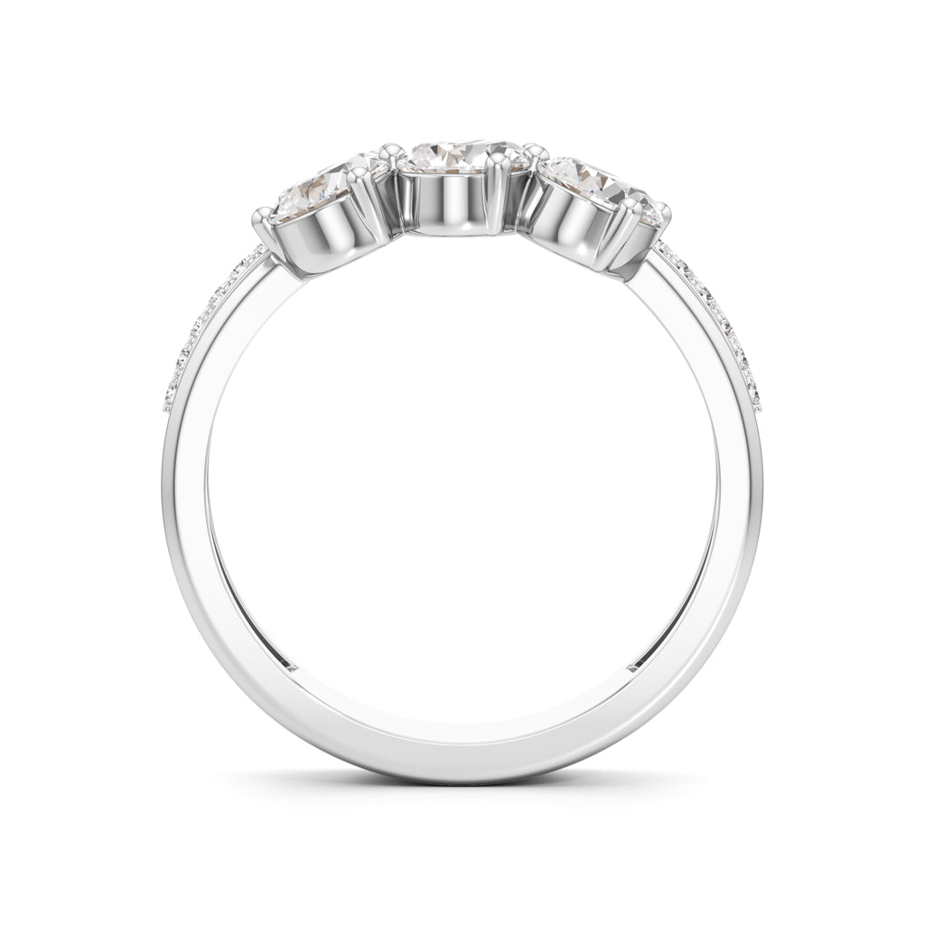 Tears of Light Statement Ring