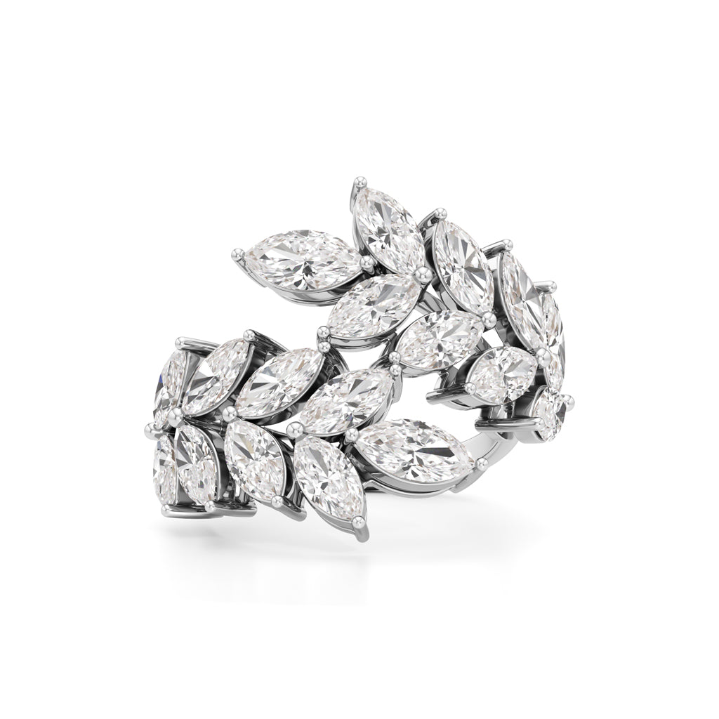 Enchanted Marquise Diamond Vine Ring