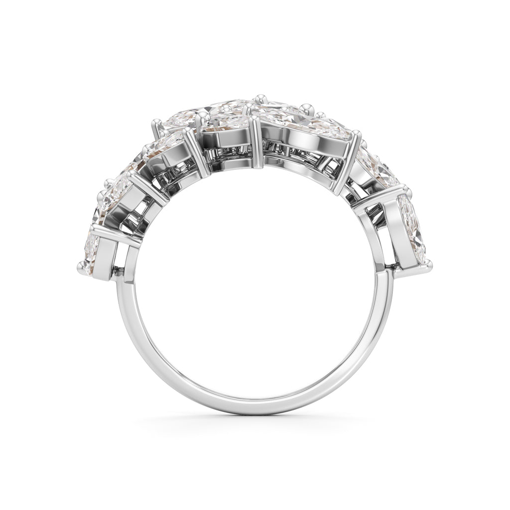 Enchanted Marquise Diamond Vine Ring