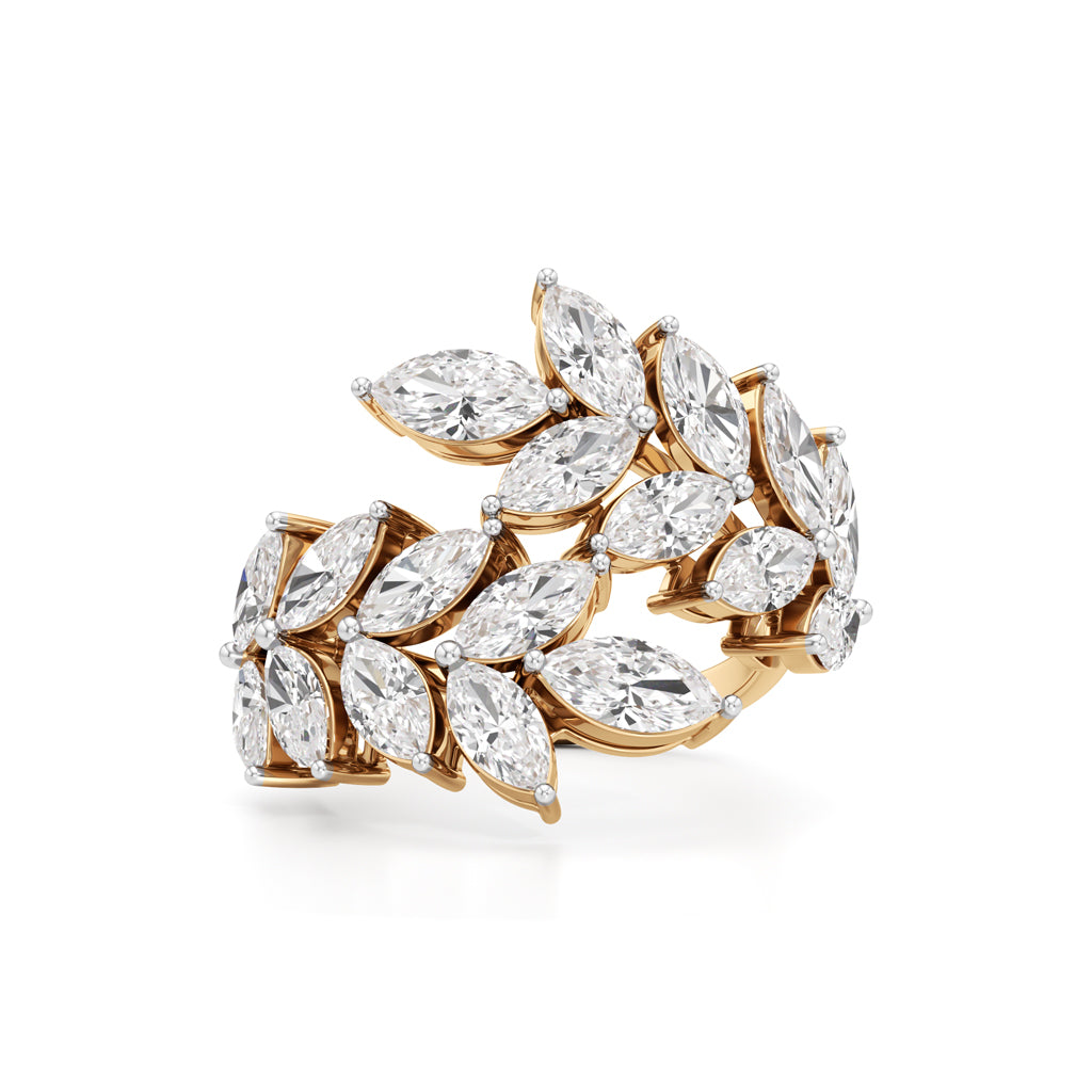 Enchanted Marquise Diamond Vine Ring