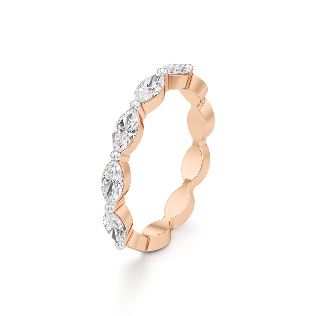 Brilliant Marquise Eternity Band