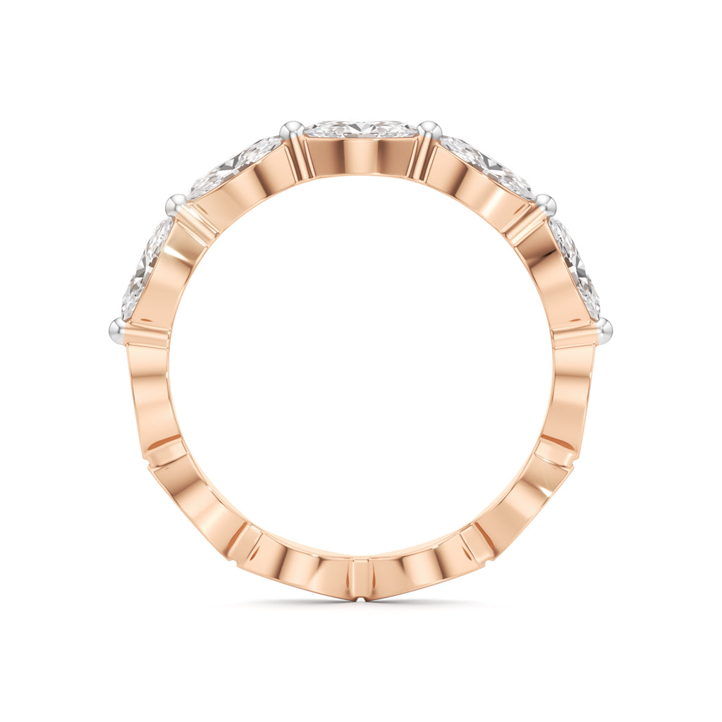Brilliant Marquise Eternity Band