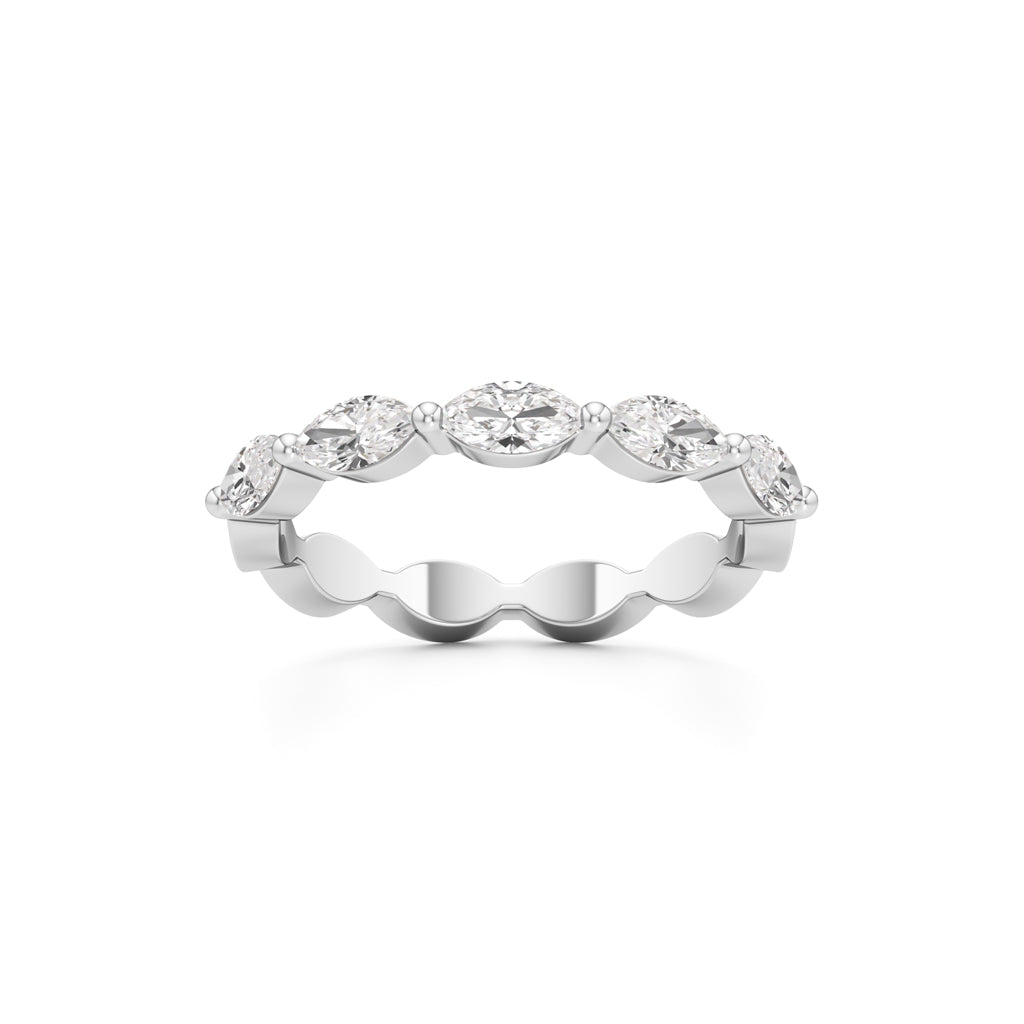 Brilliant Marquise Eternity Band
