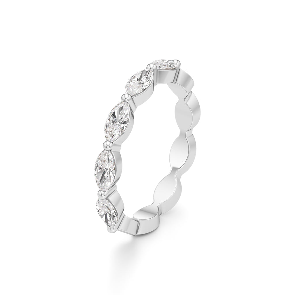 Brilliant Marquise Eternity Band