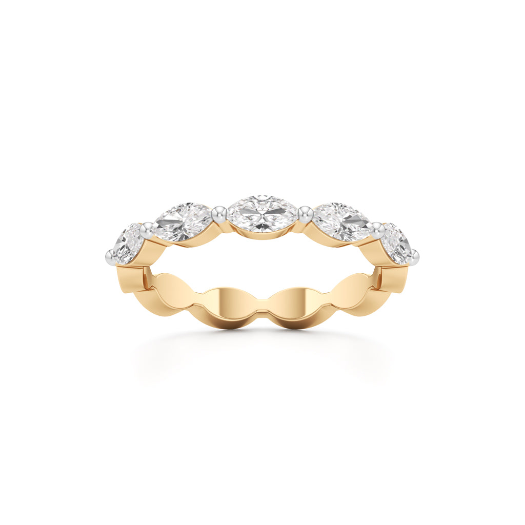 Brilliant Marquise Eternity Band