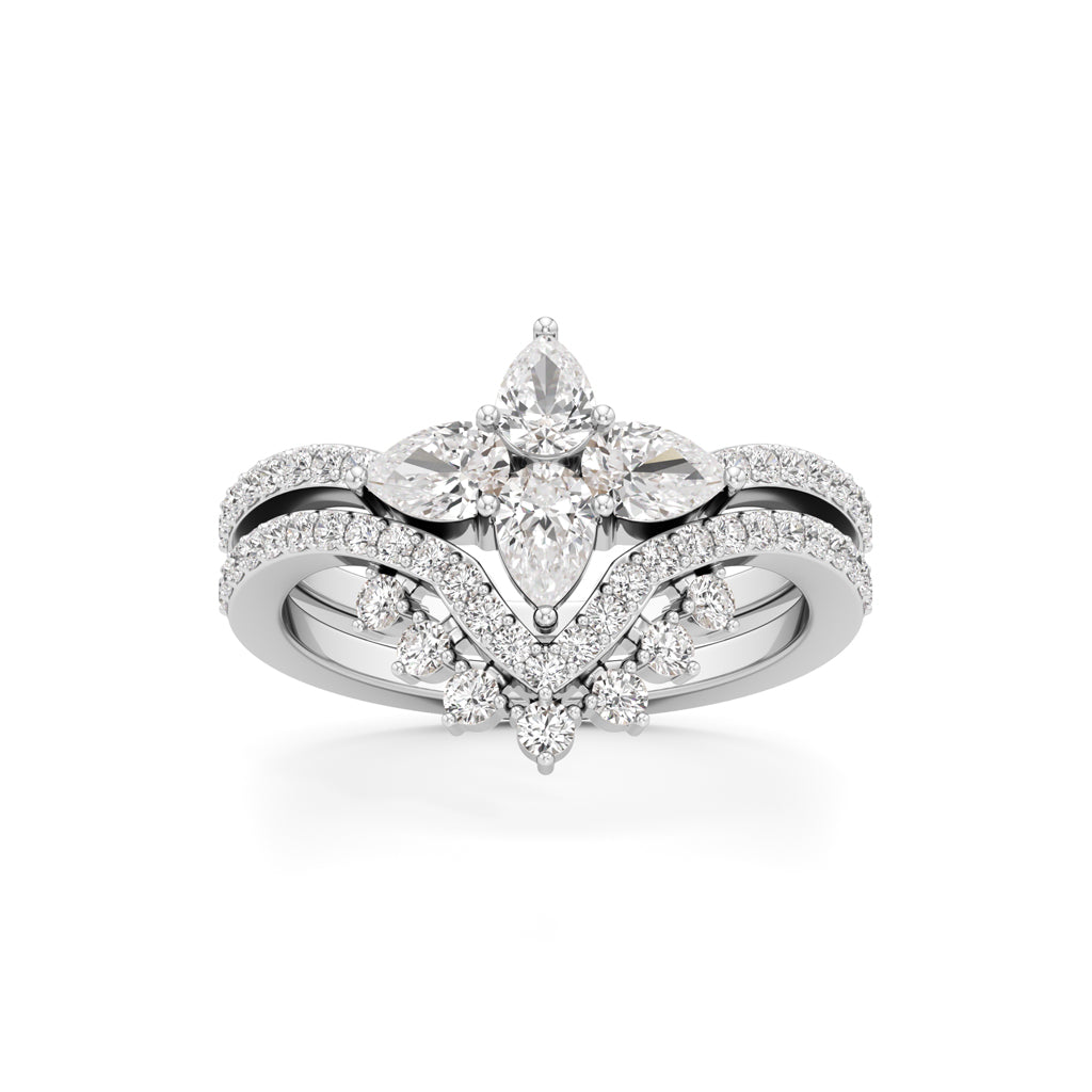 Enchanted Bloom Diamond Bridal Set