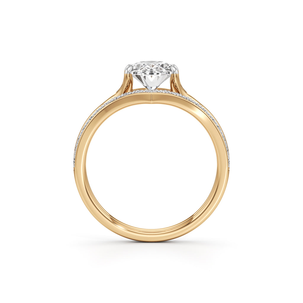 Eternity's Embrace Oval Diamond Set