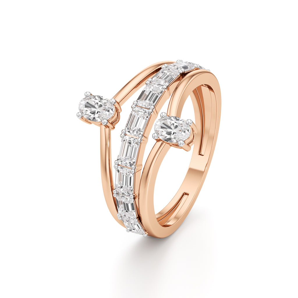 Horizon Radiance Multi-Diamond Ring