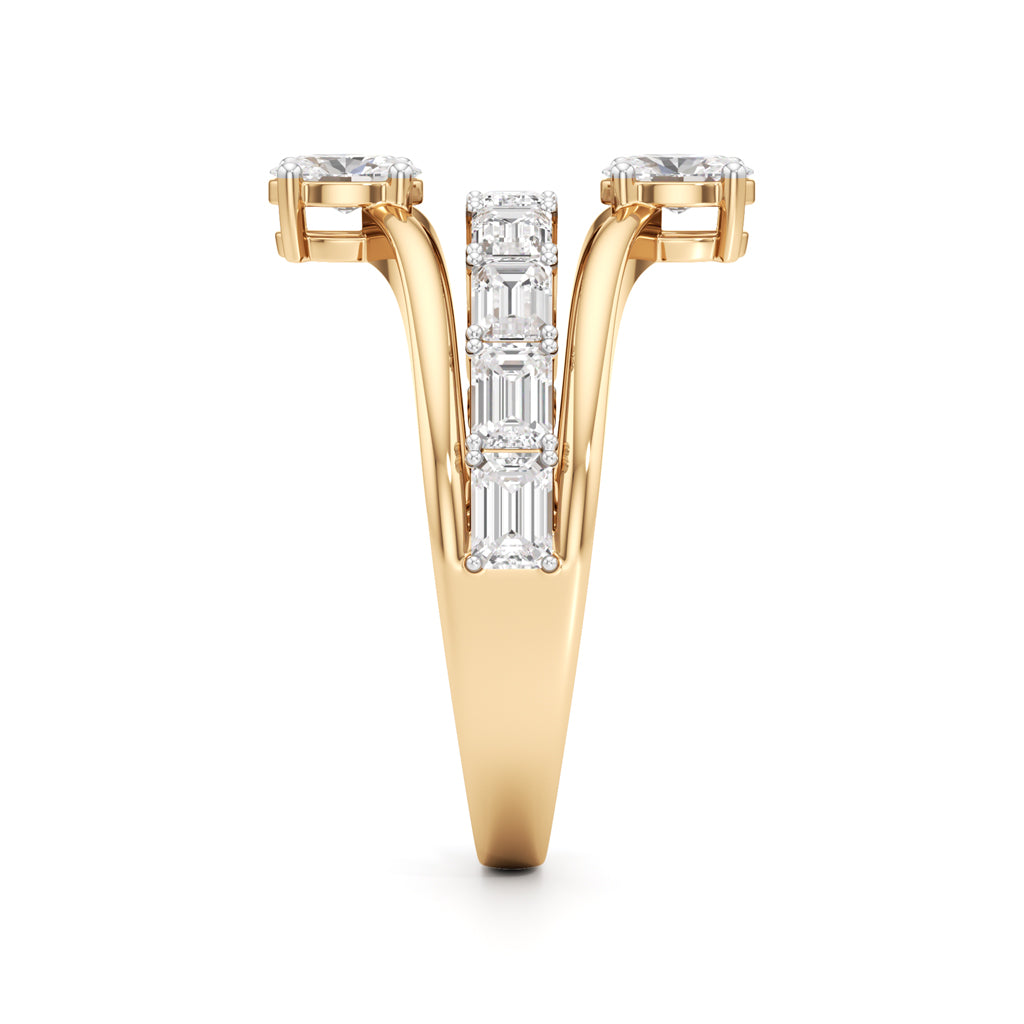 Horizon Radiance Multi-Diamond Ring