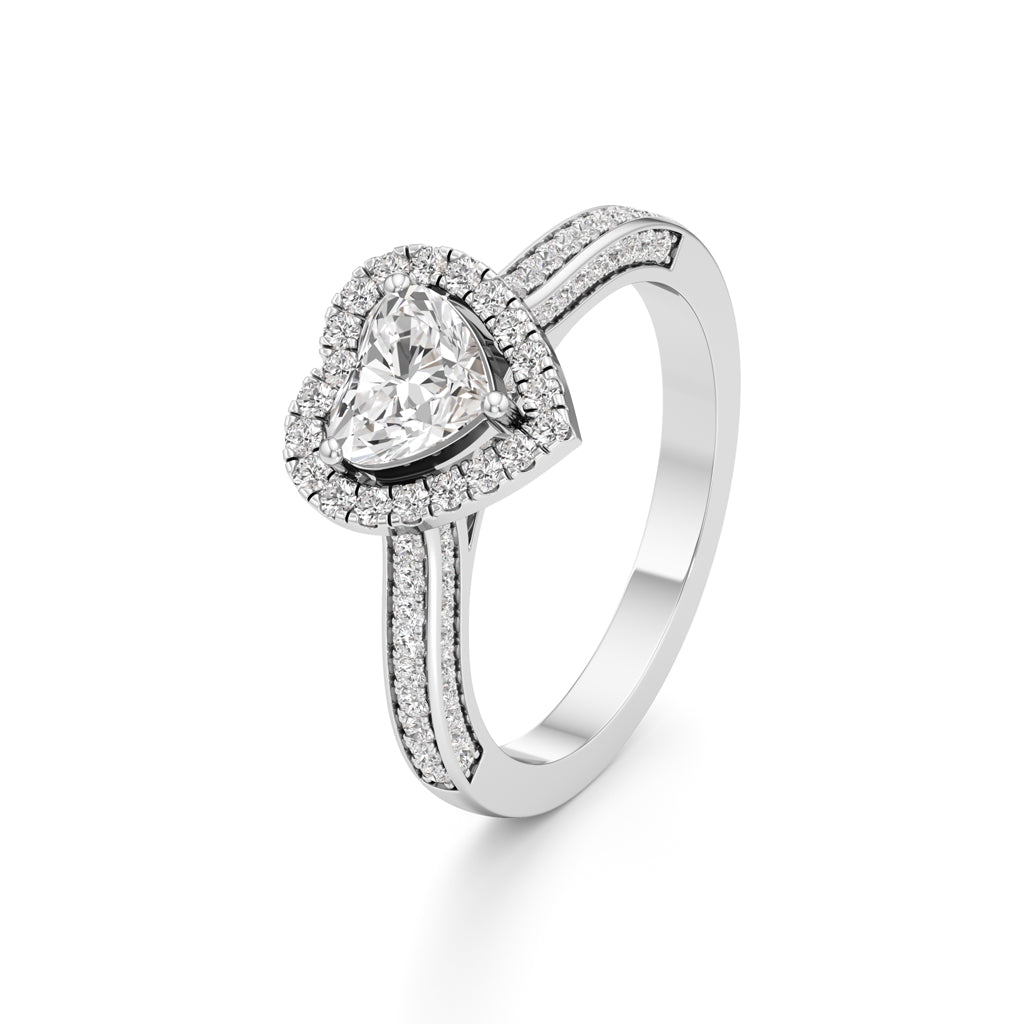 Eternal Embrace Heart Diamond Ring