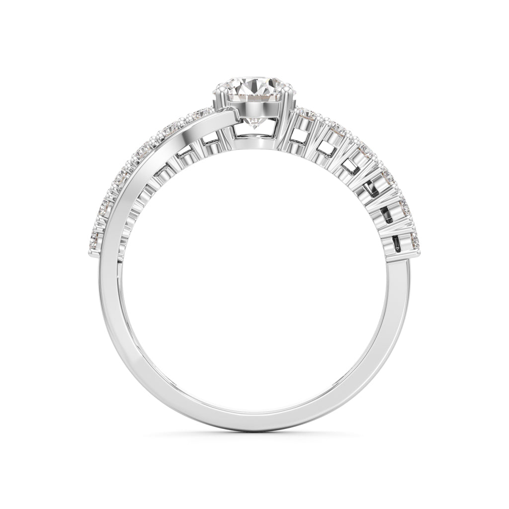 Lighttrace Diamond Cluster Ring