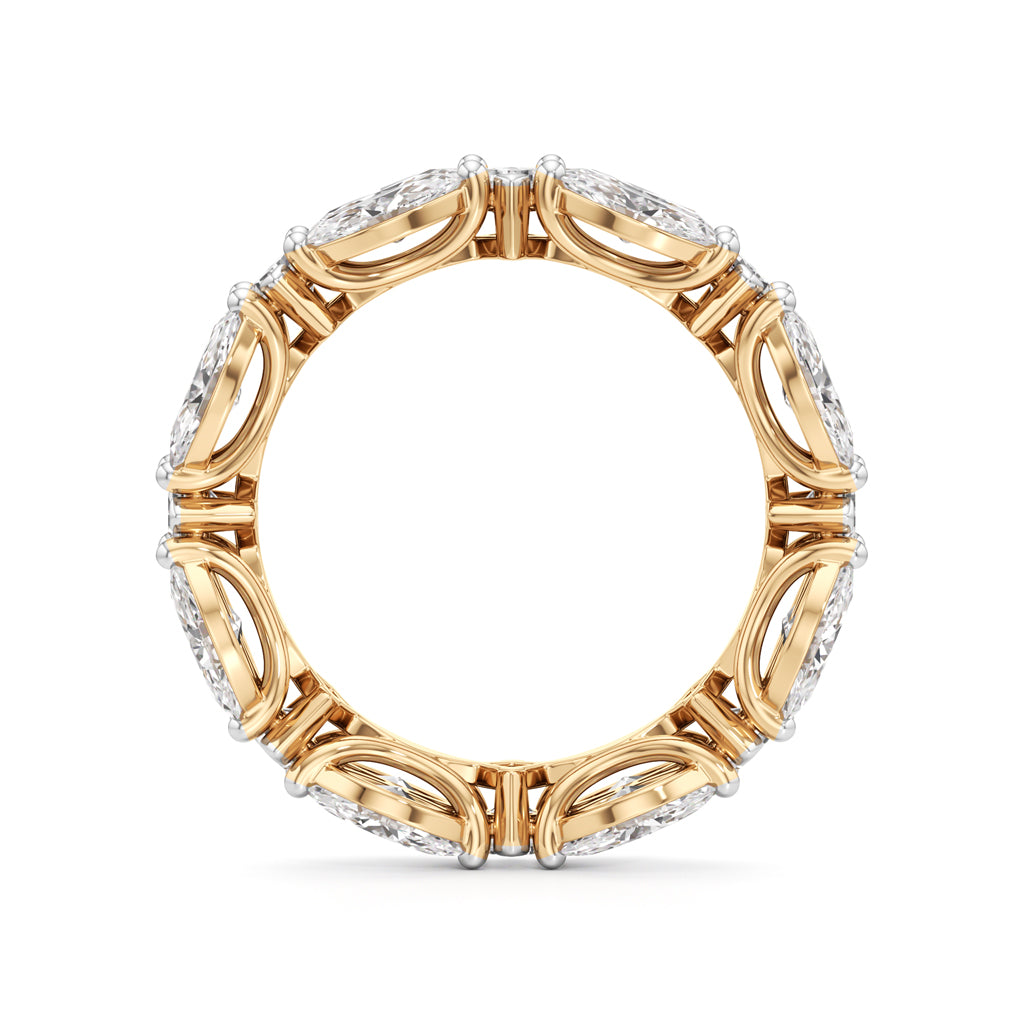 Marquise Princess Cut Diamond Shinelink Band