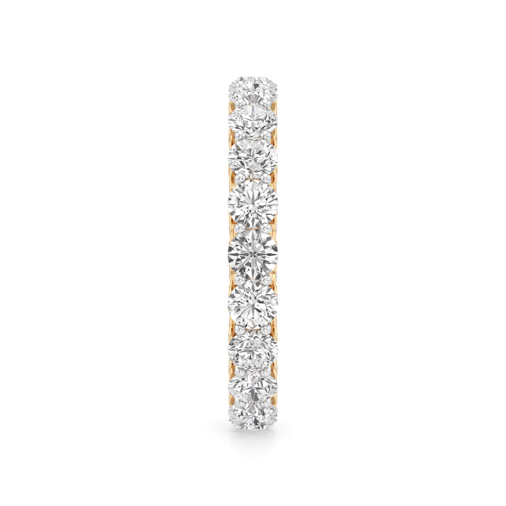 Round Diamond Prong Set Eternity Gleamband