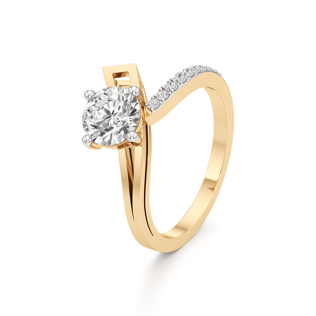 Cherished Shine Diamond Solitaire Ring