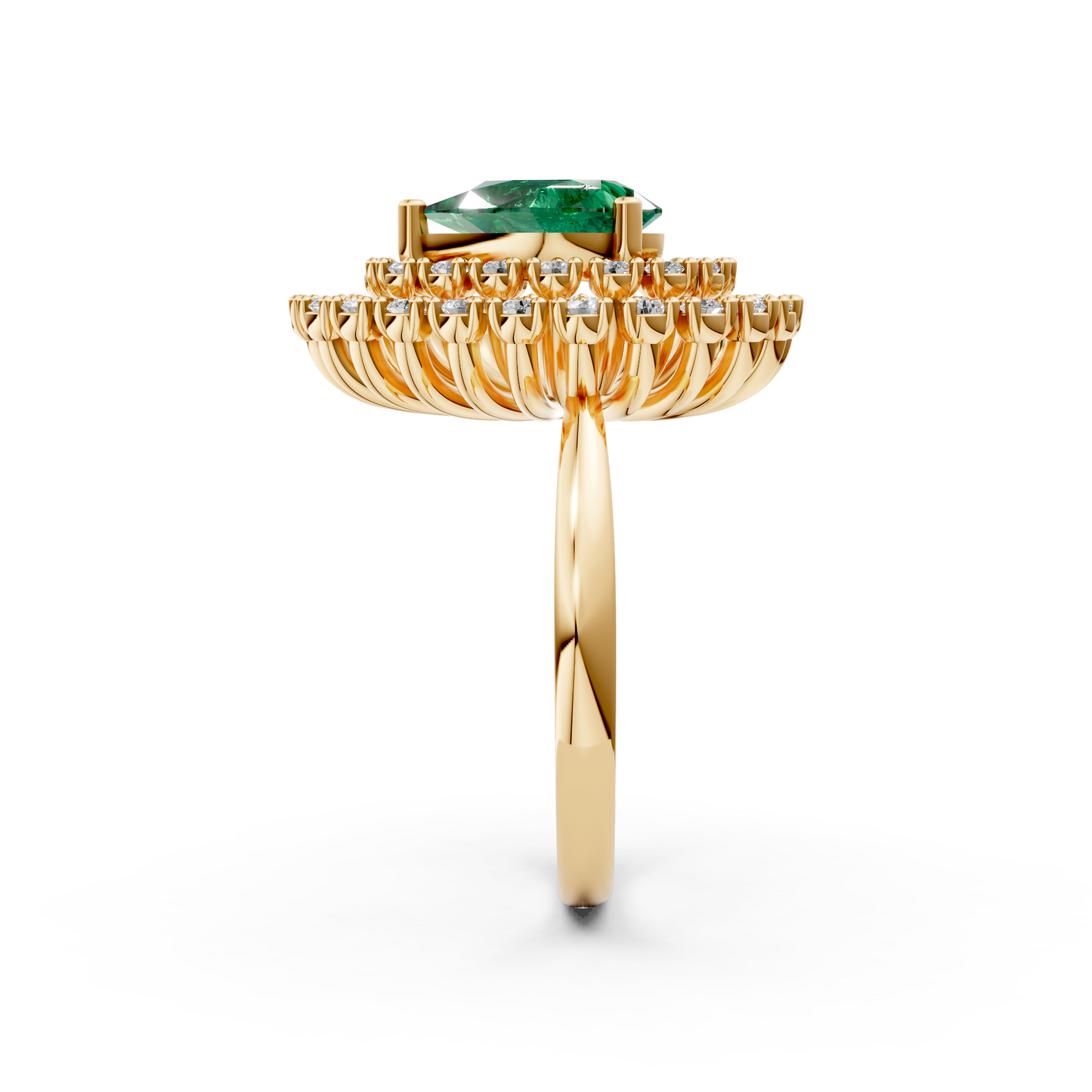 Pear Halo Cluster Ring