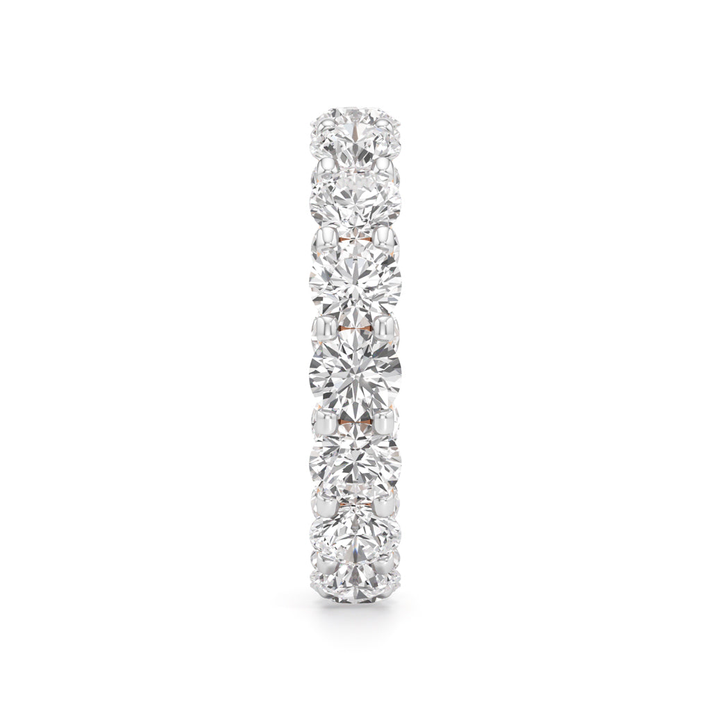 Prong Set Round Diamond Eternity Band