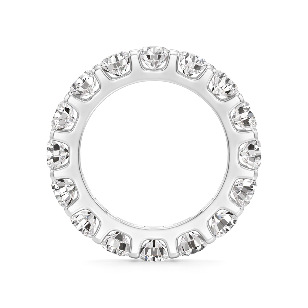 Prong Set Round Diamond Eternity Band