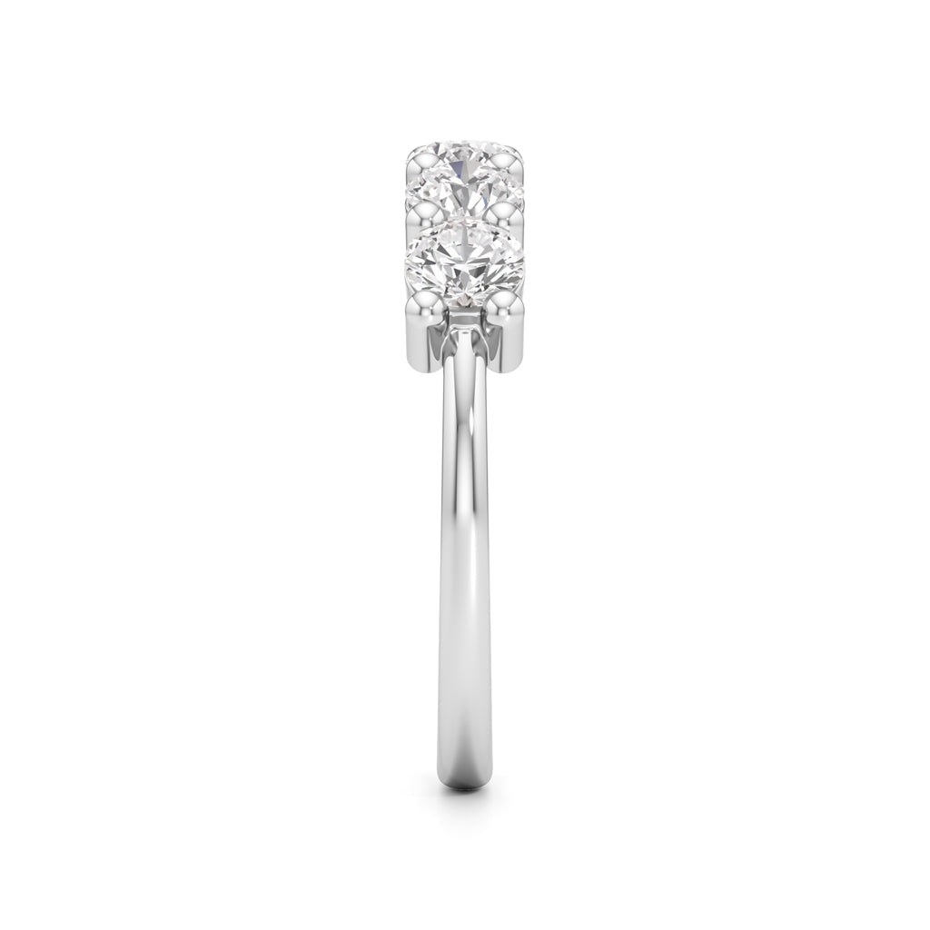 Five Stone Round Diamond Ring