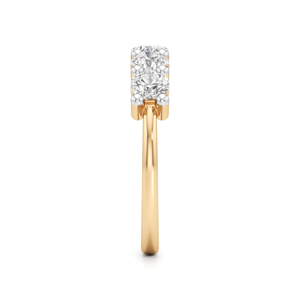Five Stone Round Diamond Ring
