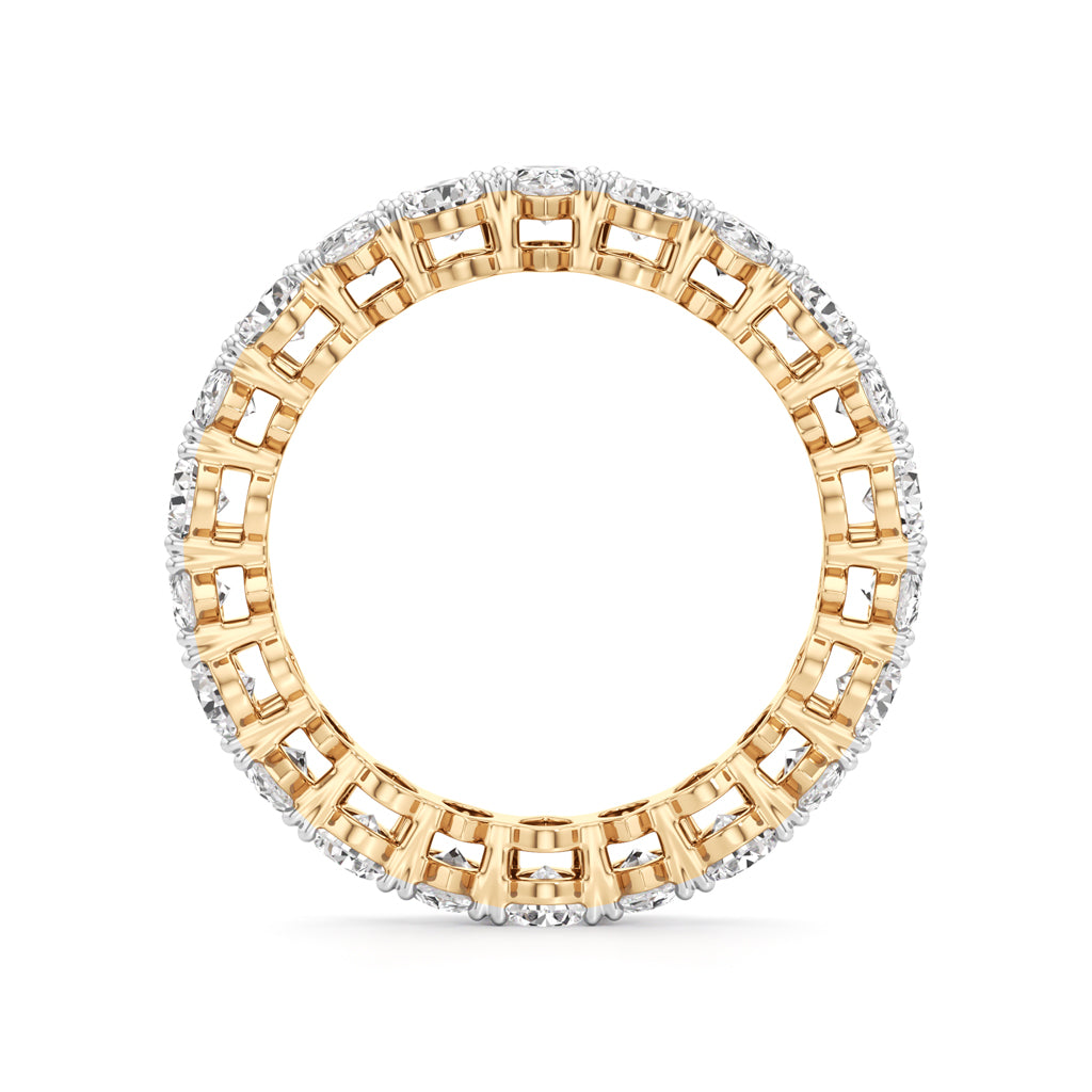 Pear Diamond Eternity Band