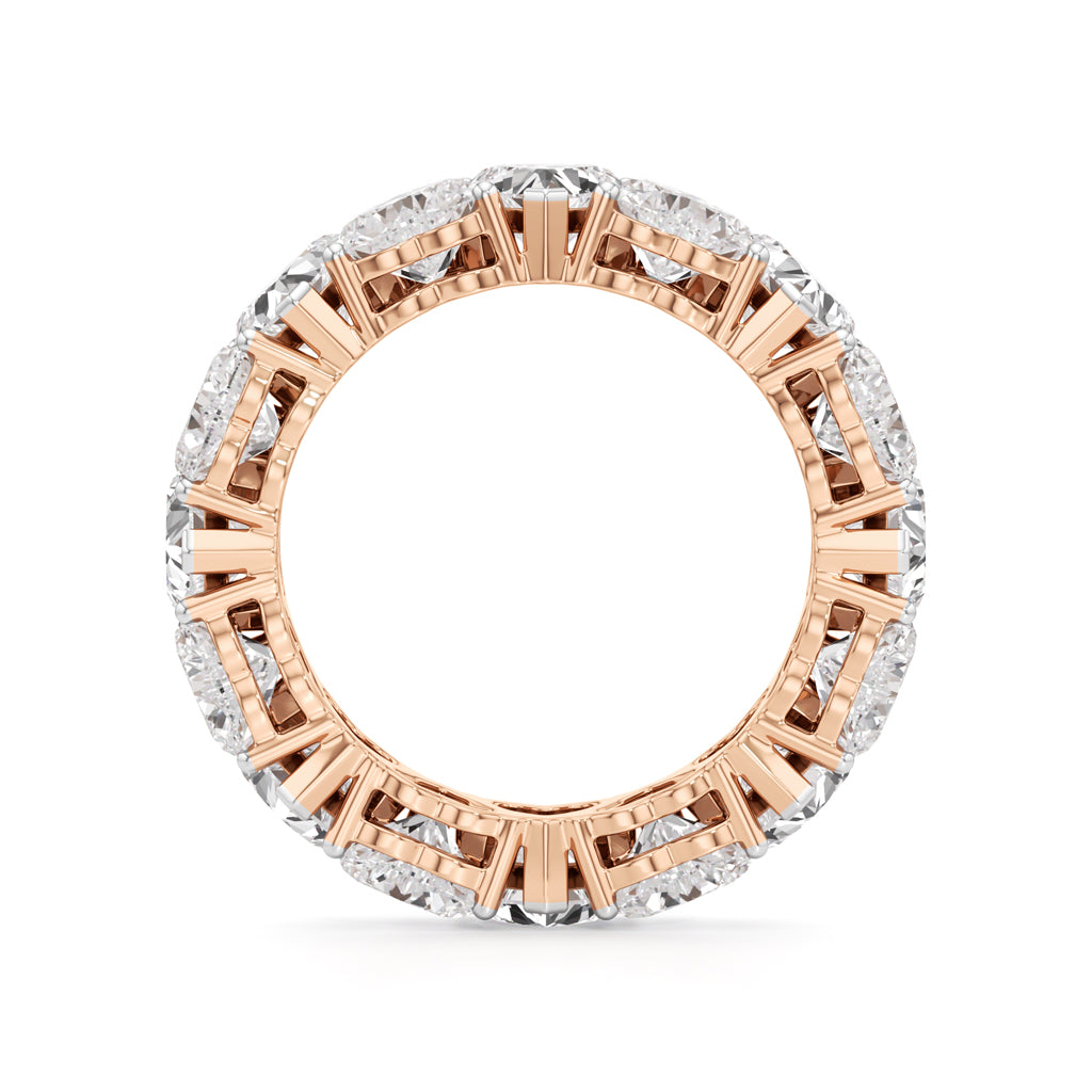 Heart Diamond Eternity Band