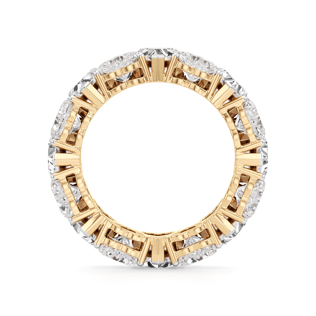 Heart Diamond Eternity Band