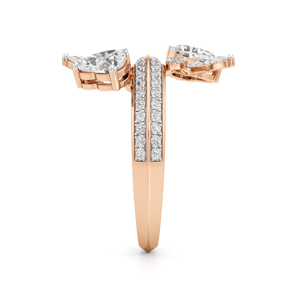 Ethereal Blossom Diamond Cluster Ring