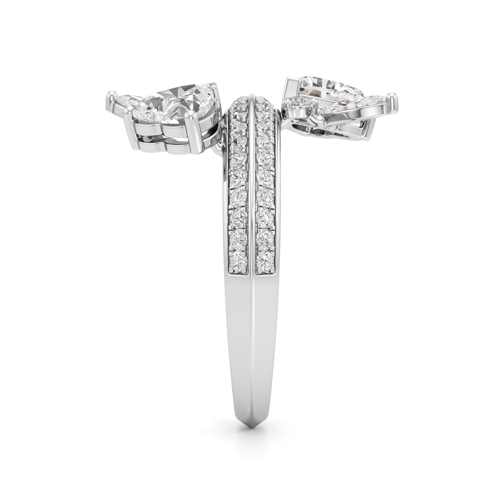 Ethereal Blossom Diamond Cluster Ring