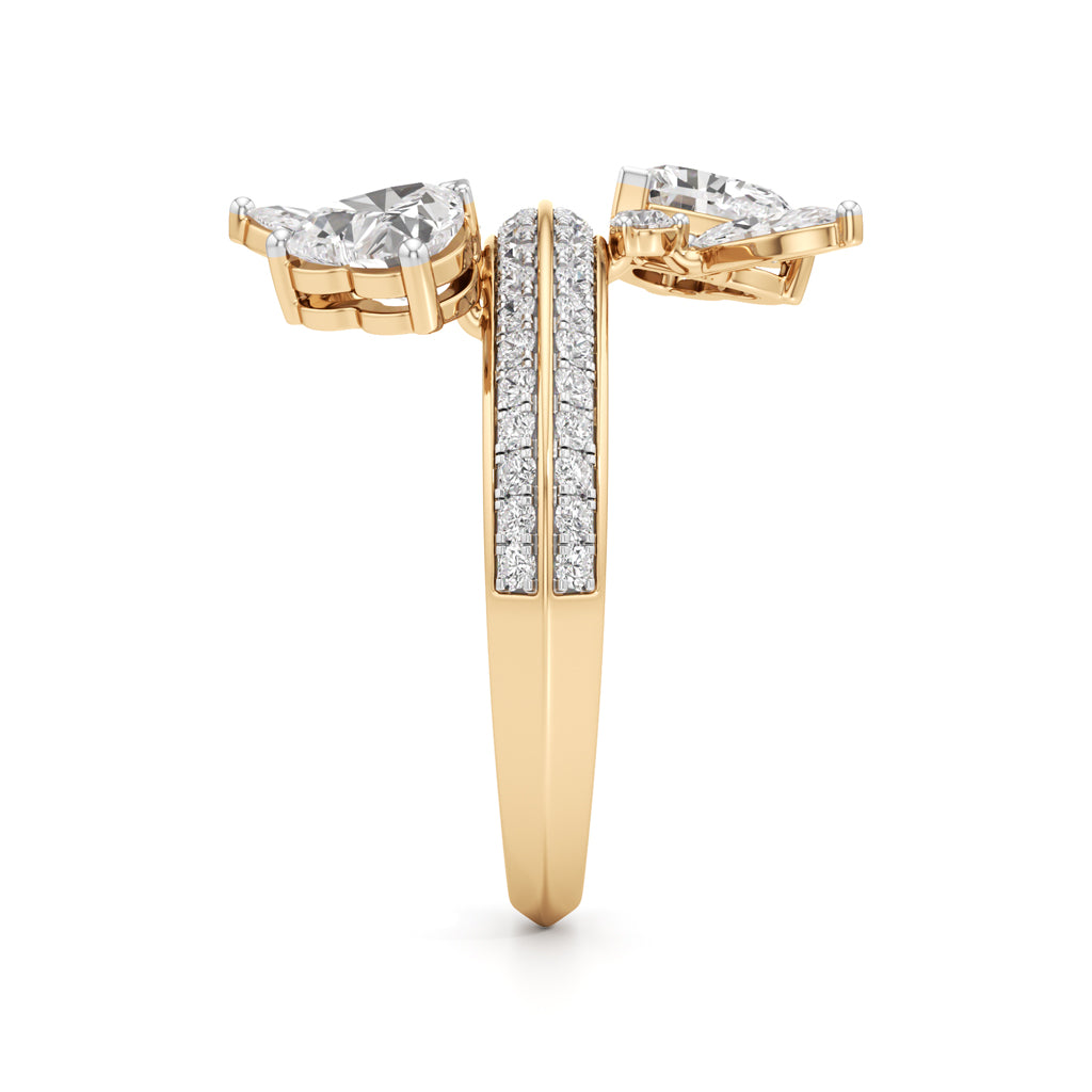 Ethereal Blossom Diamond Cluster Ring