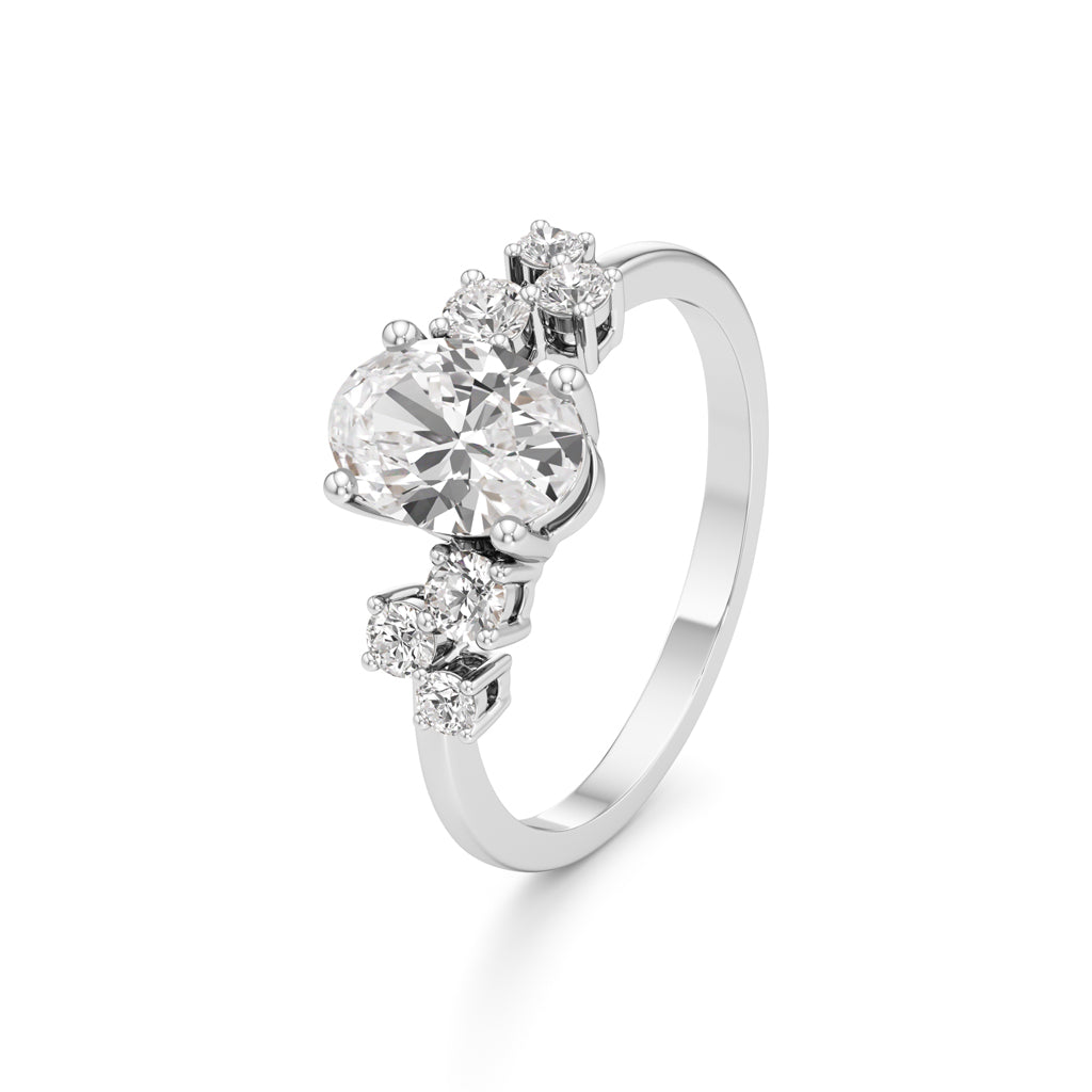 Eternal Radiance Oval Diamond Ring