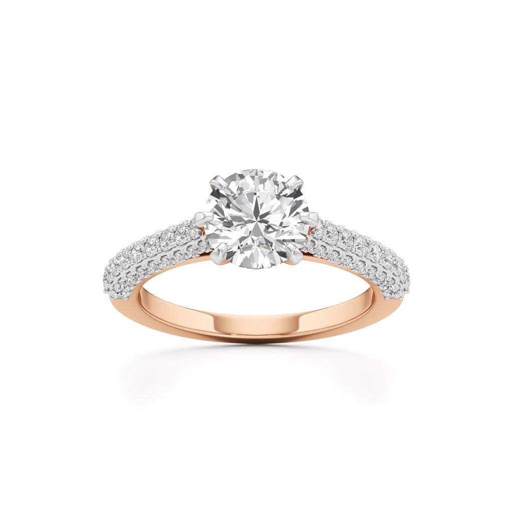 Lustrous Charm Diamond Ring