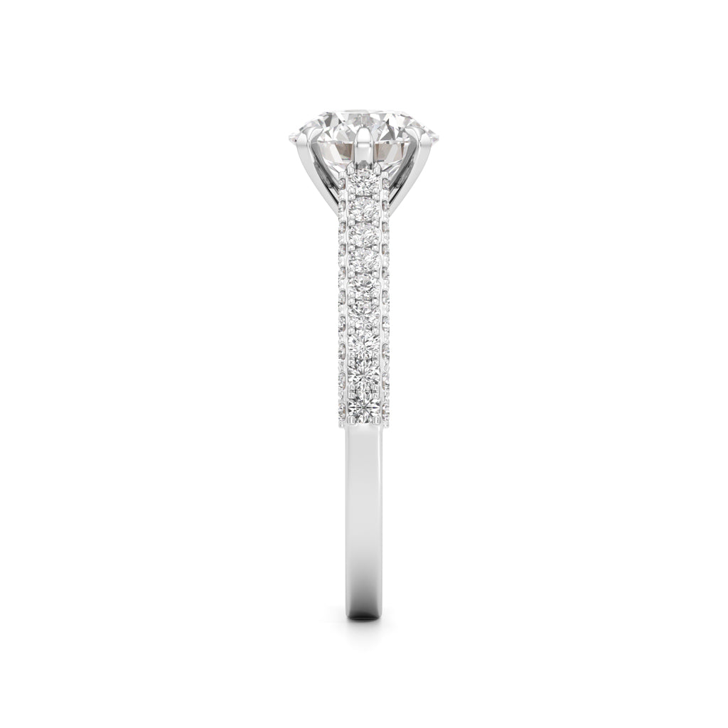 Lustrous Charm Diamond Ring