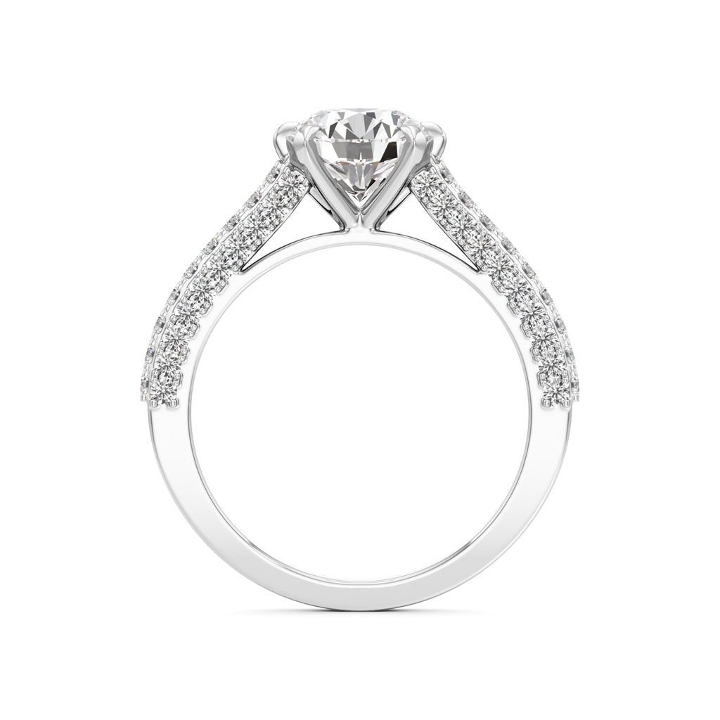 Lustrous Charm Diamond Ring