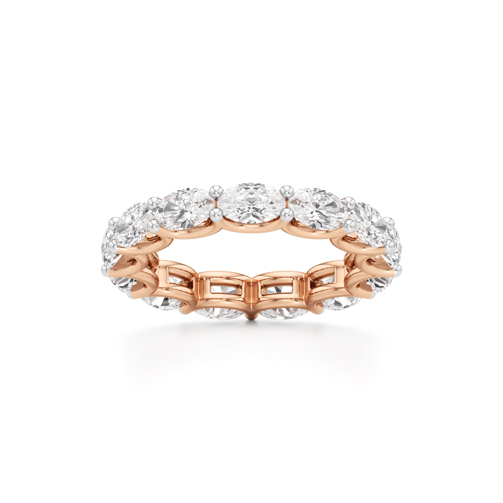 Eterna Classic Oval Diamond Band