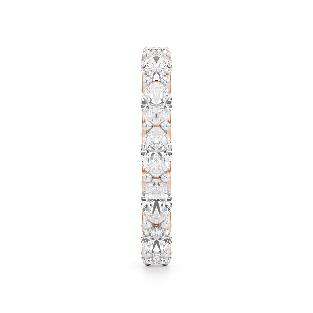 Eterna Classic Oval Diamond Band
