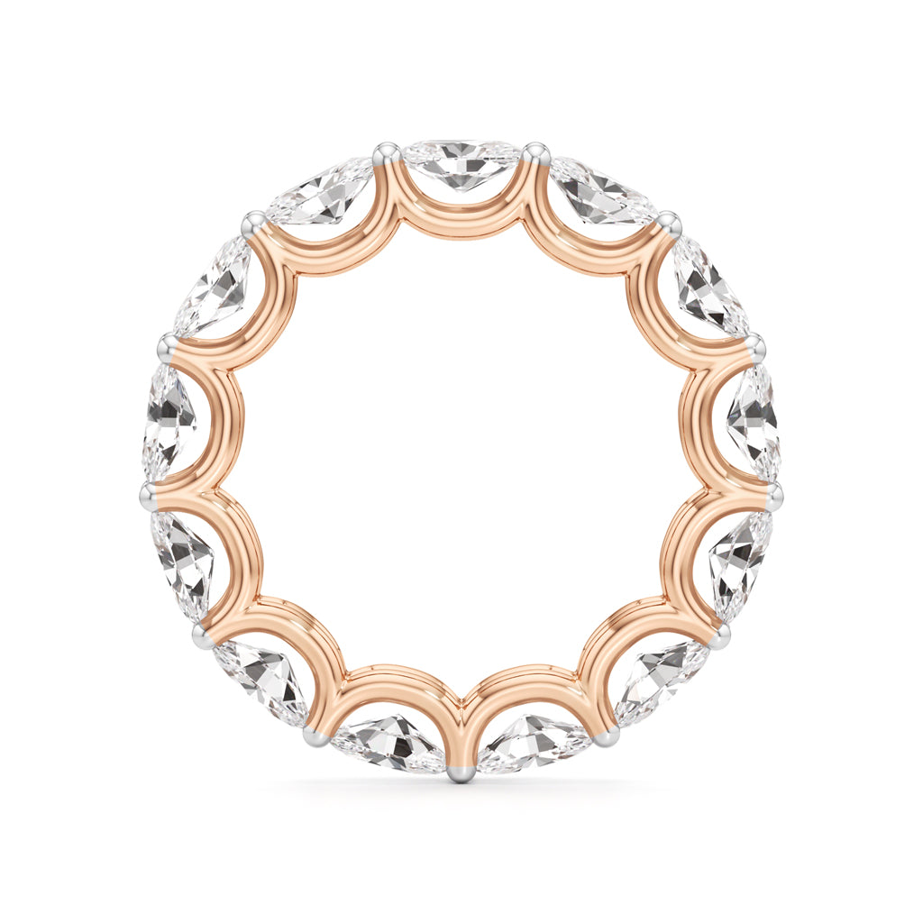 Eterna Classic Oval Diamond Band